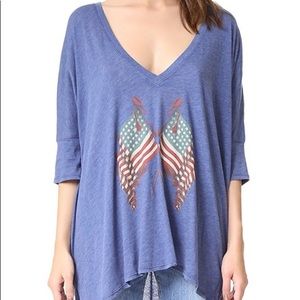 Wildfox Oversized Lady Liberty Shirt